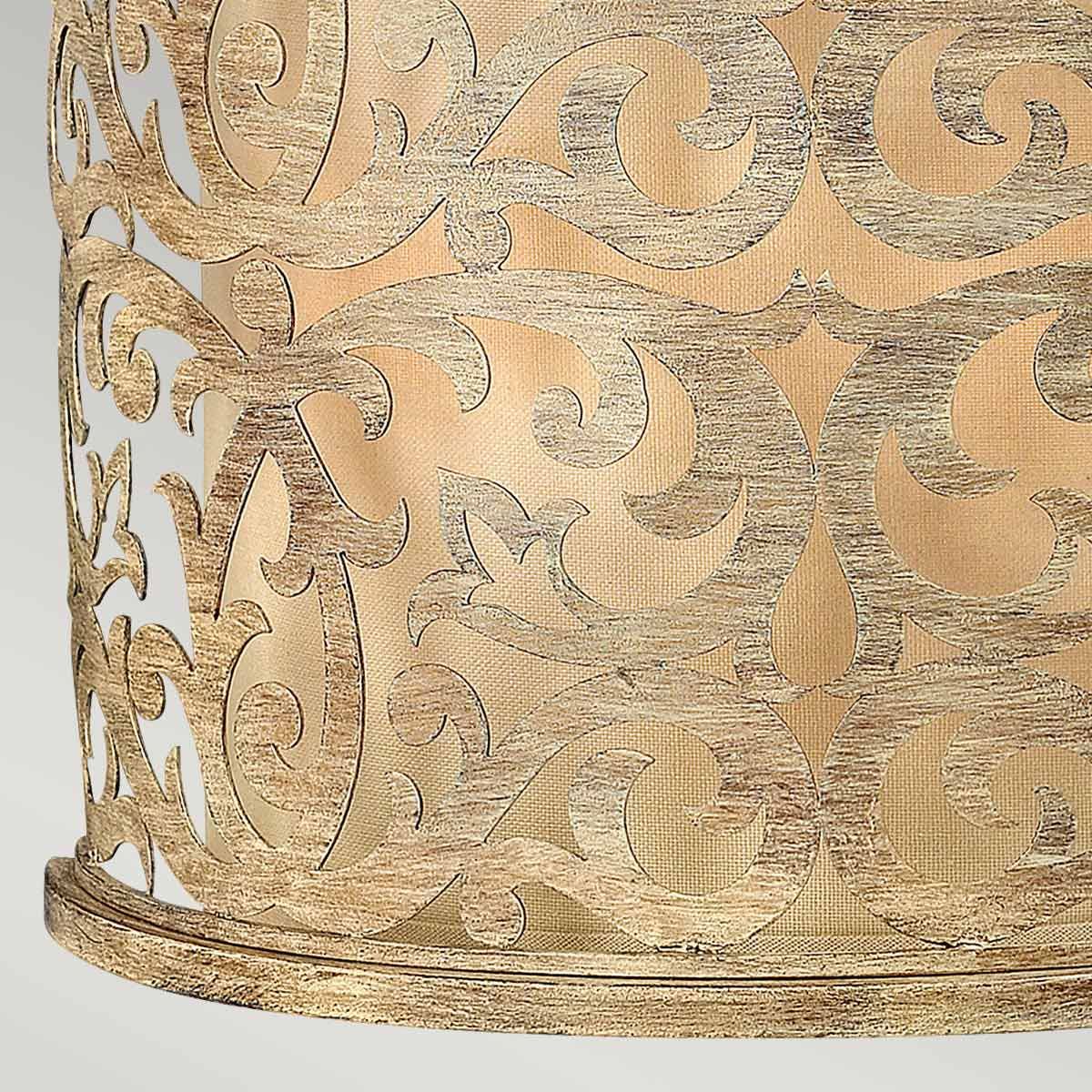 Carabel 2-flammige Wandleuchte - Gebürstetes Champagner - Elsteadlighting - leuchtengrosshandel24