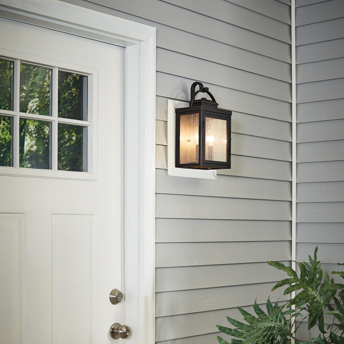 Carlson 2 - flammige Wandlaterne - geriebene Bronze - Elsteadlighting - KL - CARLSON - M - RZ