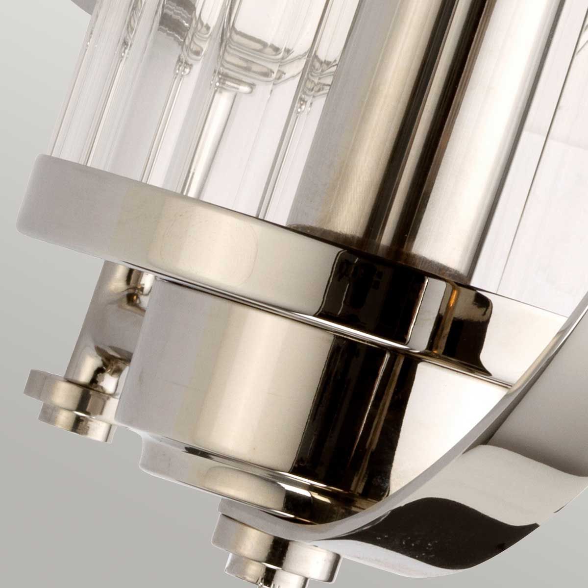 Cassie 1-flammige Wandleuchte - poliertes Nickel - Elsteadlighting - leuchtengrosshandel24