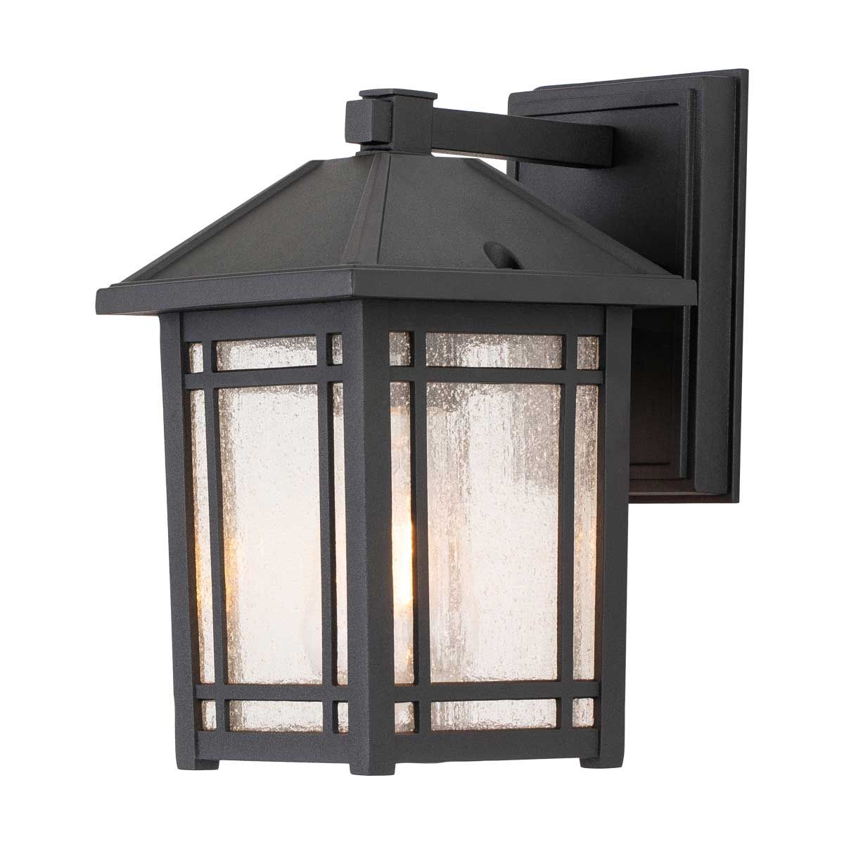 Cedar Point 1 - flammige Wandlaterne - Klein - Schwarz - Elsteadlighting - QZ - CEDAR - POINT - S - BK