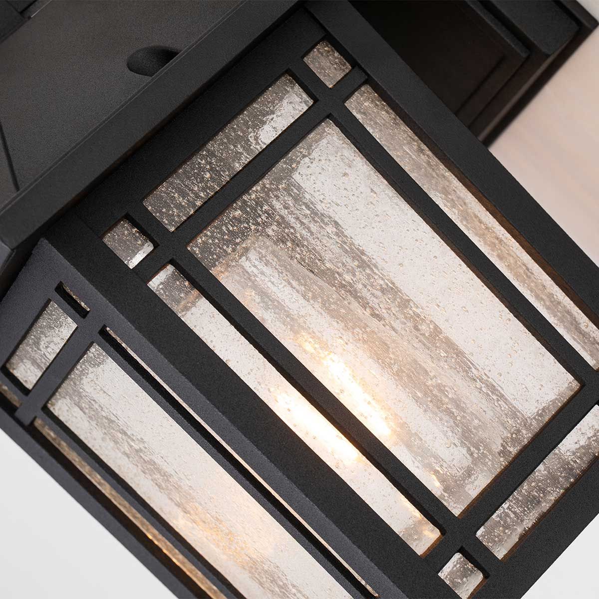 Cedar Point 1 - flammige Wandlaterne - Klein - Schwarz - Elsteadlighting - QZ - CEDAR - POINT - S - BK