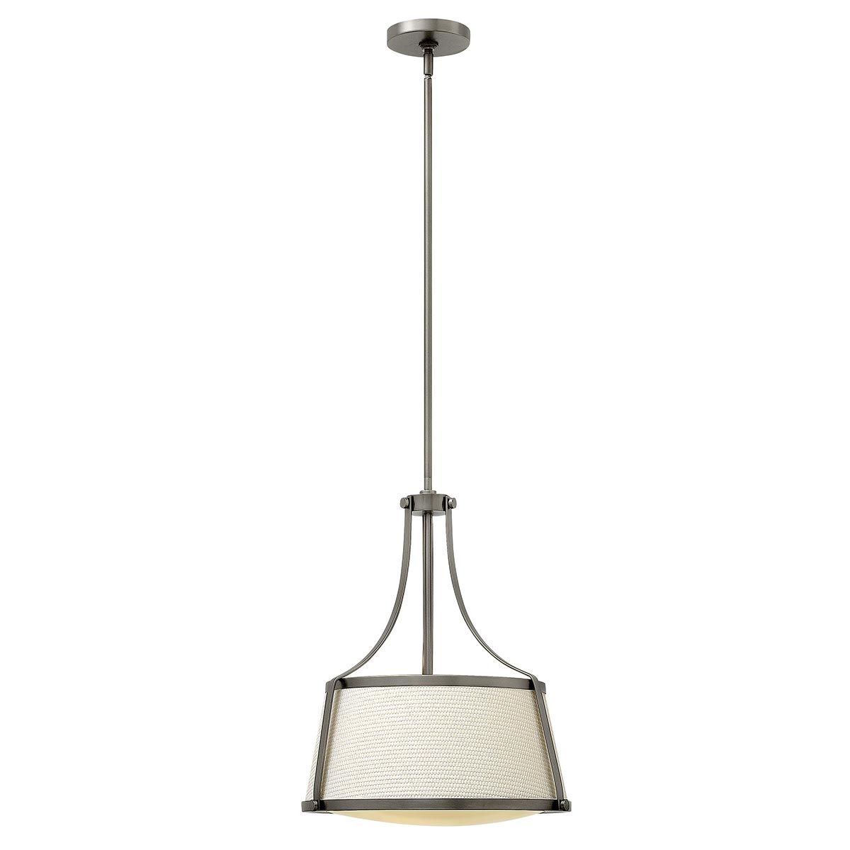 Charlotte 3-flammige Pendelleuchte - Antik-Nickel - Elsteadlighting - leuchtengrosshandel24