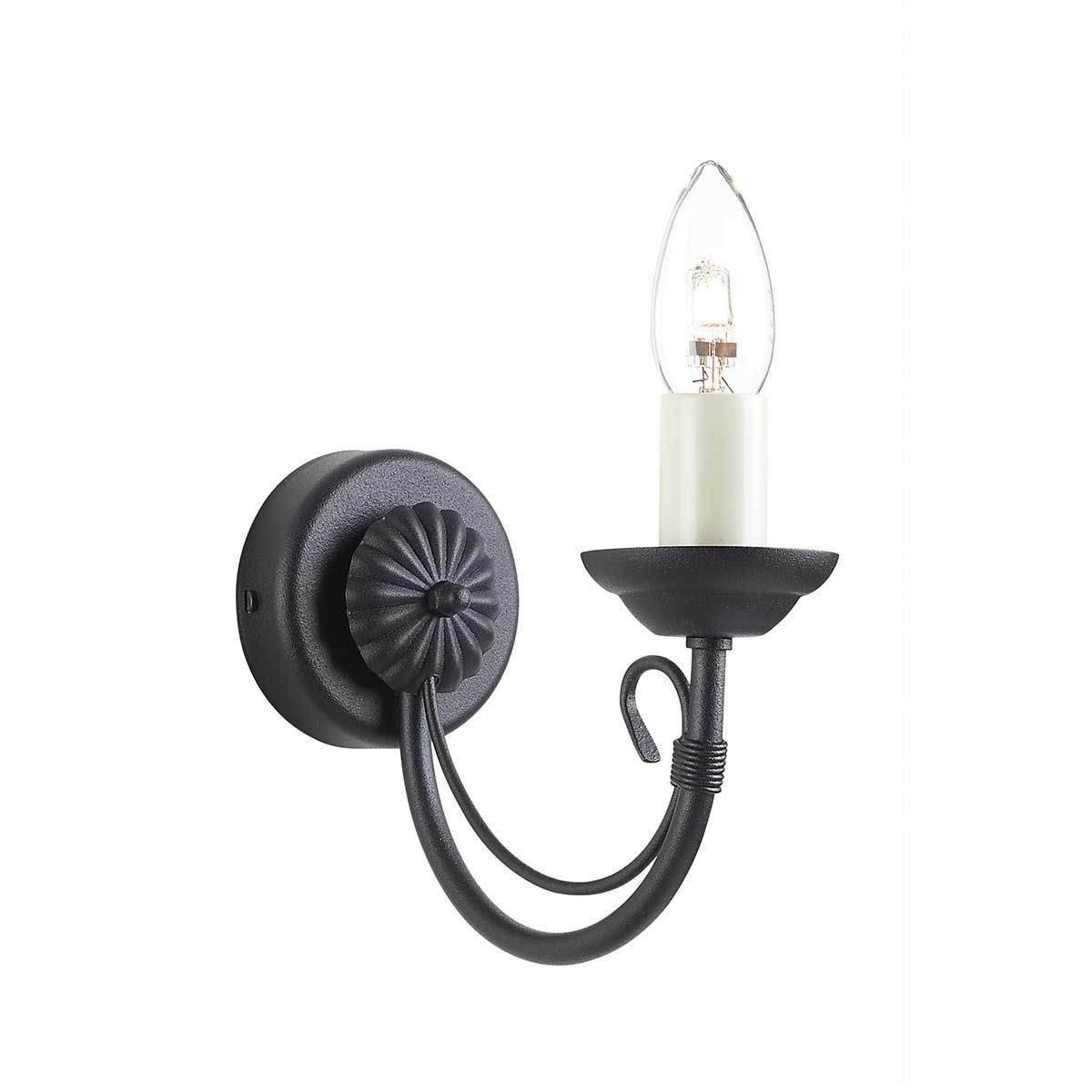 Chartwell 1-flammige Wandleuchte - Schwarz - Elsteadlighting - leuchtengrosshandel24