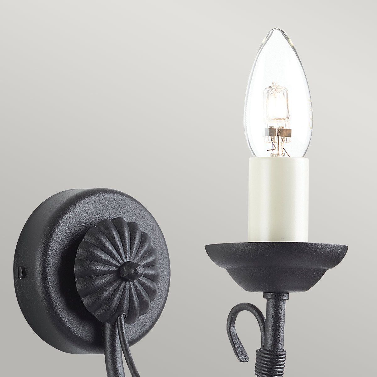 Chartwell 1-flammige Wandleuchte - Schwarz - Elsteadlighting - leuchtengrosshandel24