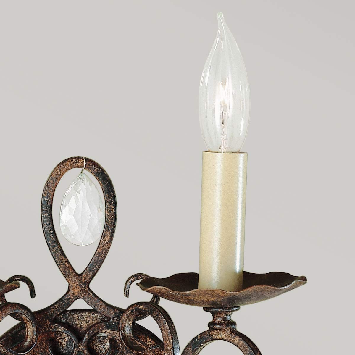 Chateau 2-flammige Wandleuchte - Mokkabronze - Elsteadlighting - leuchtengrosshandel24
