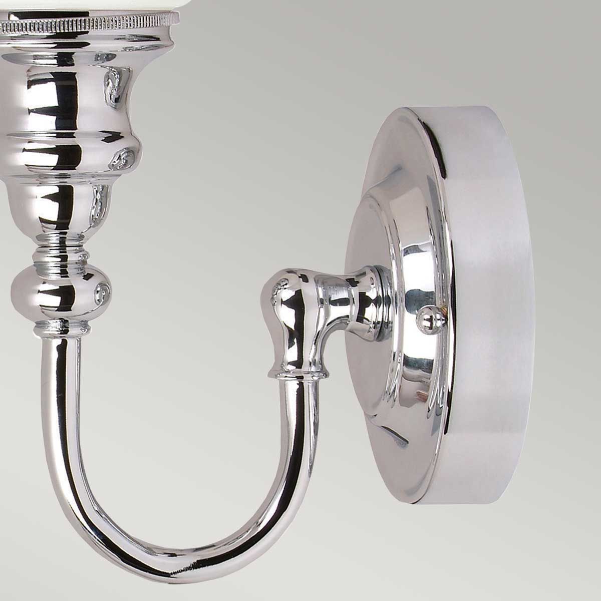 Cheadle 1-flammige Wandleuchte - Poliertes Chrom - Elsteadlighting - leuchtengrosshandel24