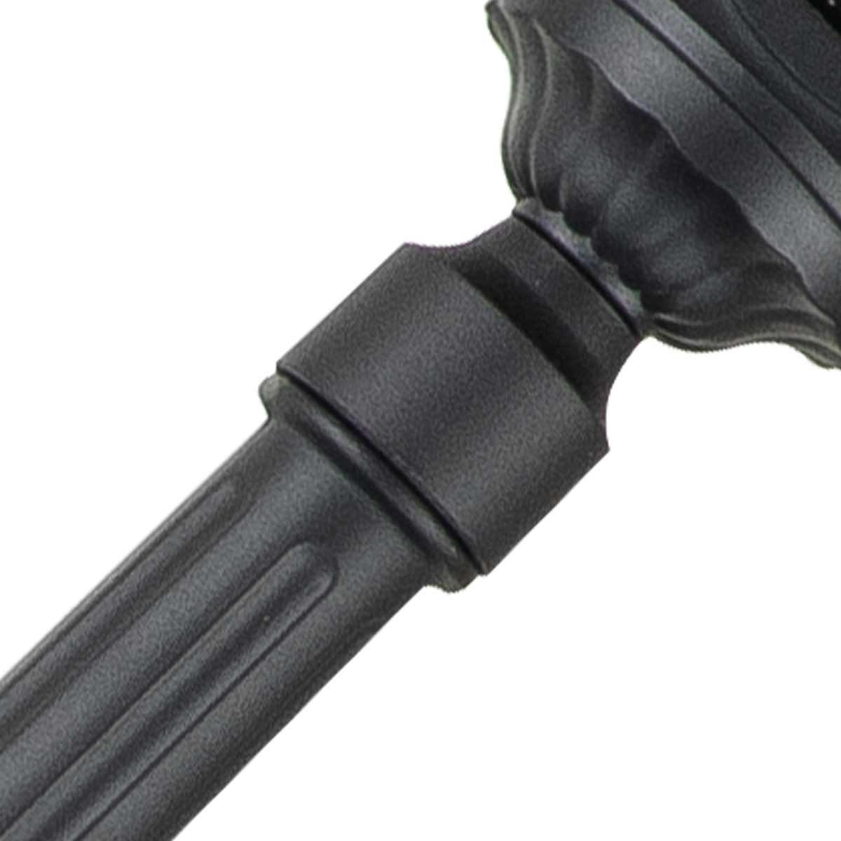 Chicago 1 - flammige Laterne mit Einzelkopf, Strukturschwarz - Elsteadlighting - CC5 - M - BK