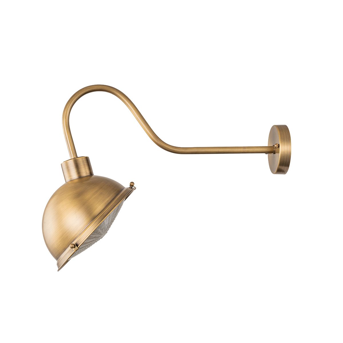 Chiswick 1L Messing - Schilderleuchte - Antikes Messing - Elsteadlighting - CHISWICK - ATB