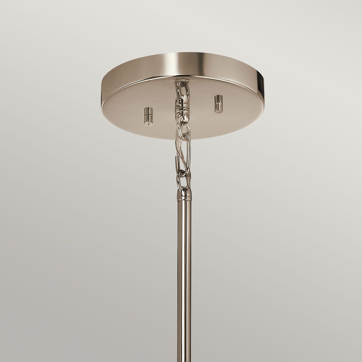 City Loft Pendelleuchte, 1-flammig, mittelgroß, poliertes Nickel - Elsteadlighting - leuchtengrosshandel24