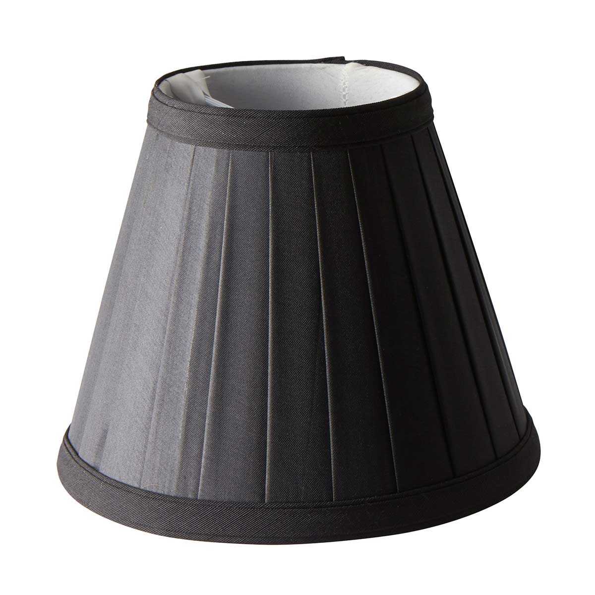 Clip Shades Plissee Kerzenschirm Schwarz - Elsteadlighting - leuchtengrosshandel24