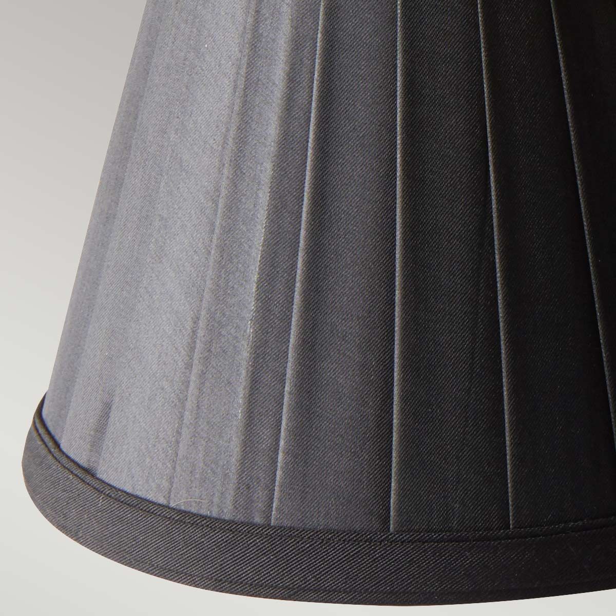 Clip Shades Plissee Kerzenschirm Schwarz - Elsteadlighting - leuchtengrosshandel24