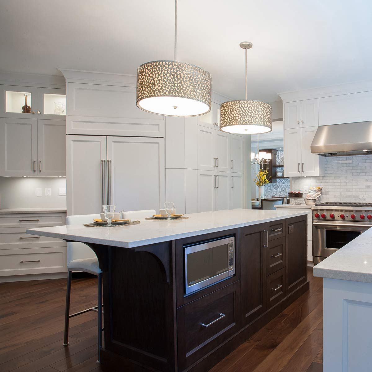 Confetti Pendelleuchte, 3-flammig, mittelgroß, Altsilber - Elsteadlighting - leuchtengrosshandel24