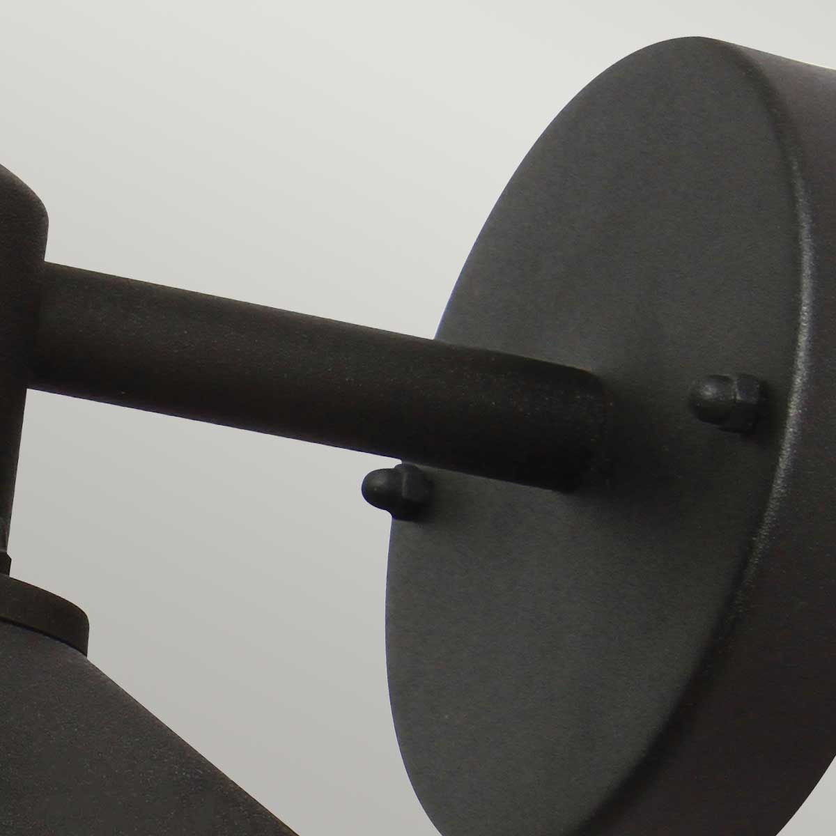Copenhagen 1 - flammige Wandlaterne - Schwarz - Elsteadlighting - COPENHAGEN - BK