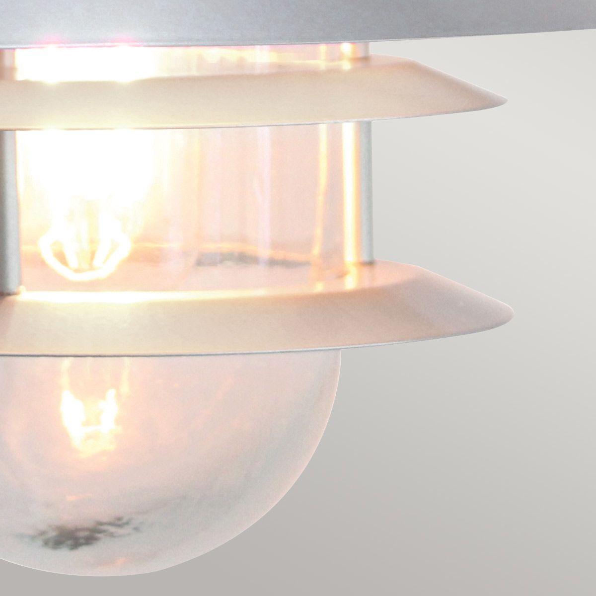 Copenhagen 1 - flammige Wandlaterne - Silber - Elsteadlighting - COPENHAGEN