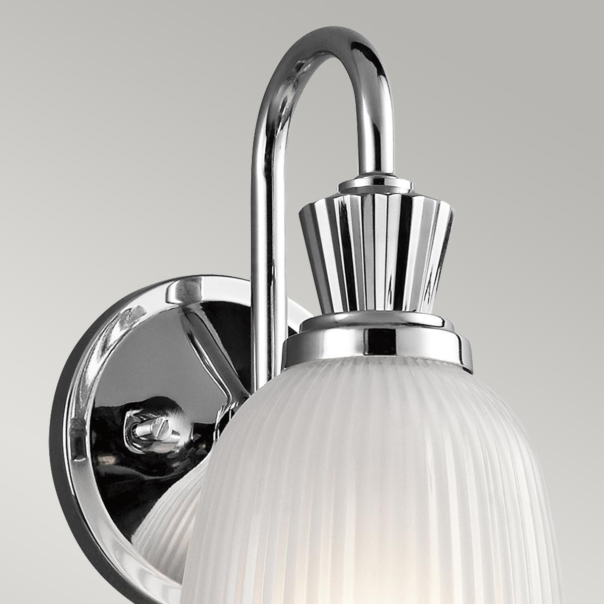 Cora 1-flammige Wandleuchte - Poliertes Chrom - Elsteadlighting - leuchtengrosshandel24