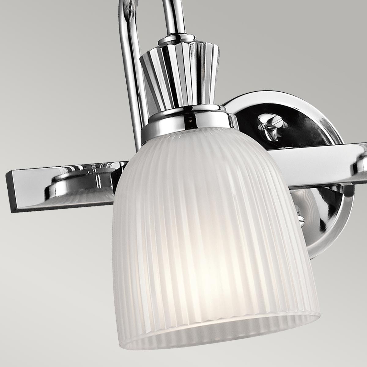 Cora 2-flammige Wandleuchte - Poliertes Chrom - Elsteadlighting - leuchtengrosshandel24