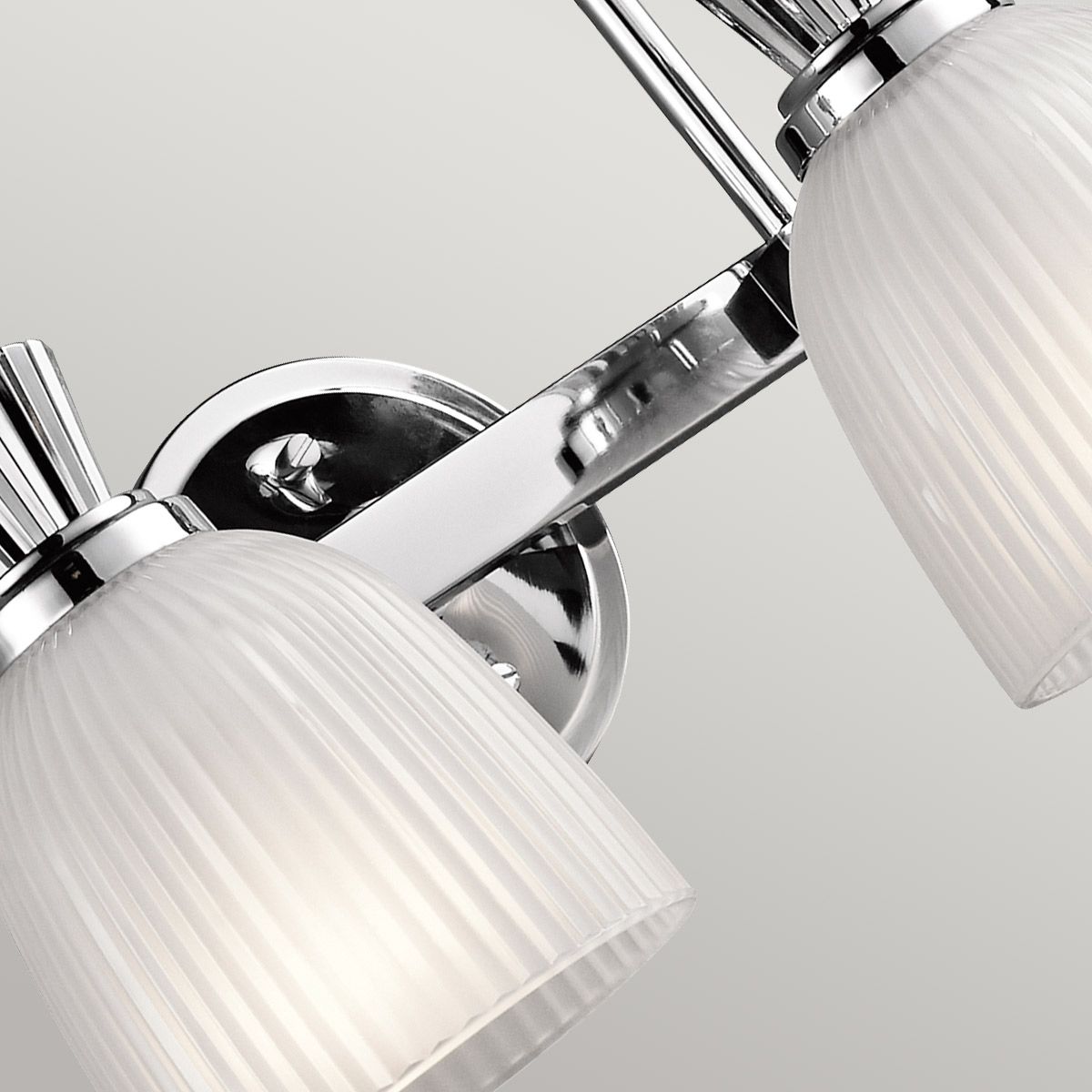 Cora 2-flammige Wandleuchte - Poliertes Chrom - Elsteadlighting - leuchtengrosshandel24