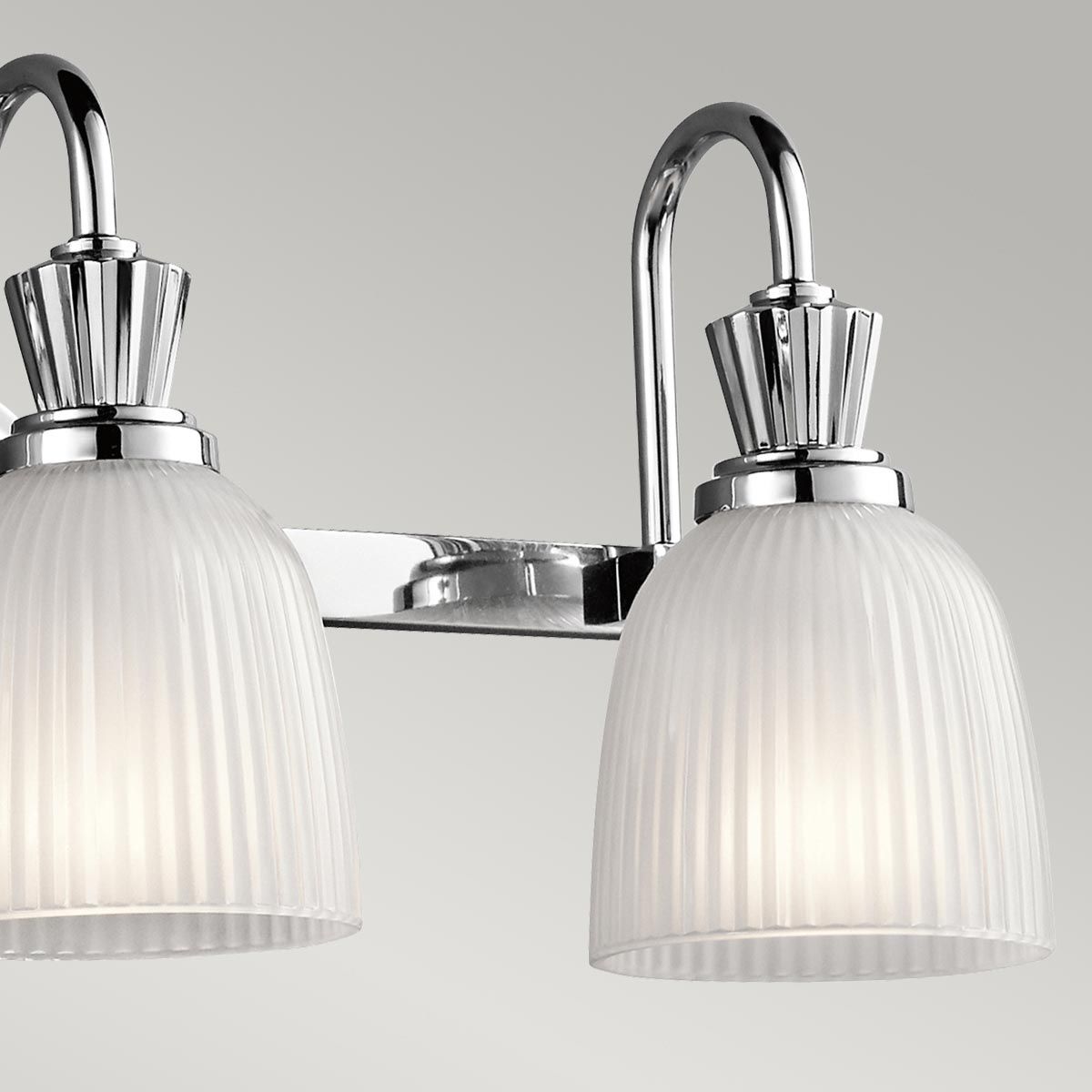Cora 3-flammige Wandleuchte - Poliertes Chrom - Elsteadlighting - leuchtengrosshandel24