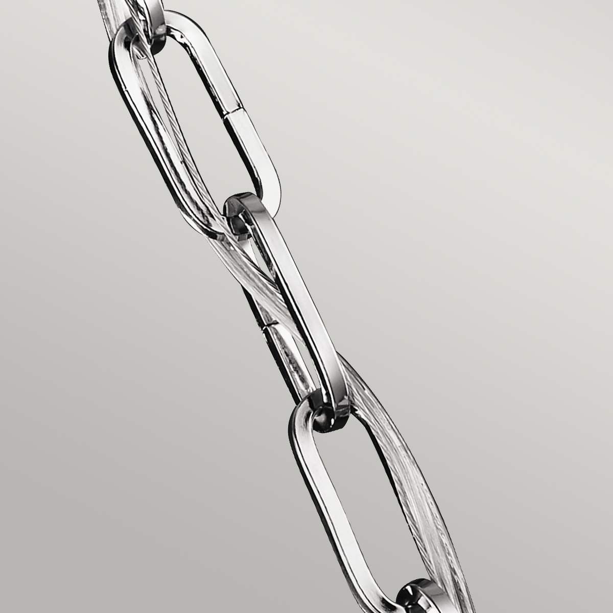 Corinne 3-flammige kleine Pendelleuchte - Poliertes Nickel, Kristalle - Elsteadlighting - leuchtengrosshandel24