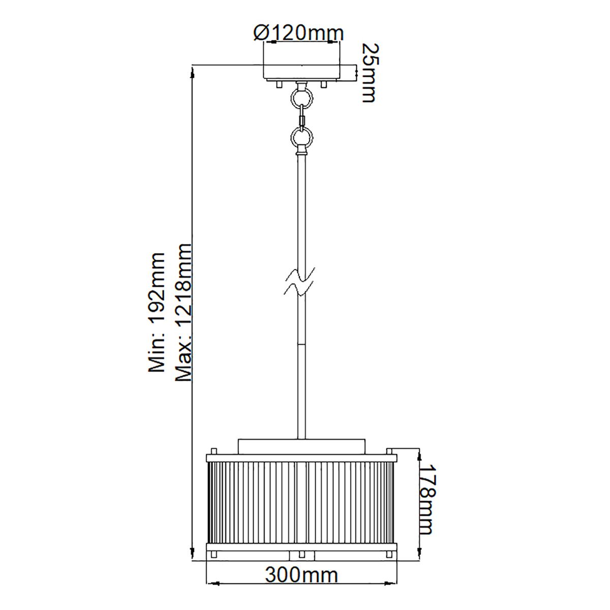 Corona Pendelleuchte mit 2 Lichtern, Weiß satiniert/ Nickel poliert - Elsteadlighting - leuchtengrosshandel24