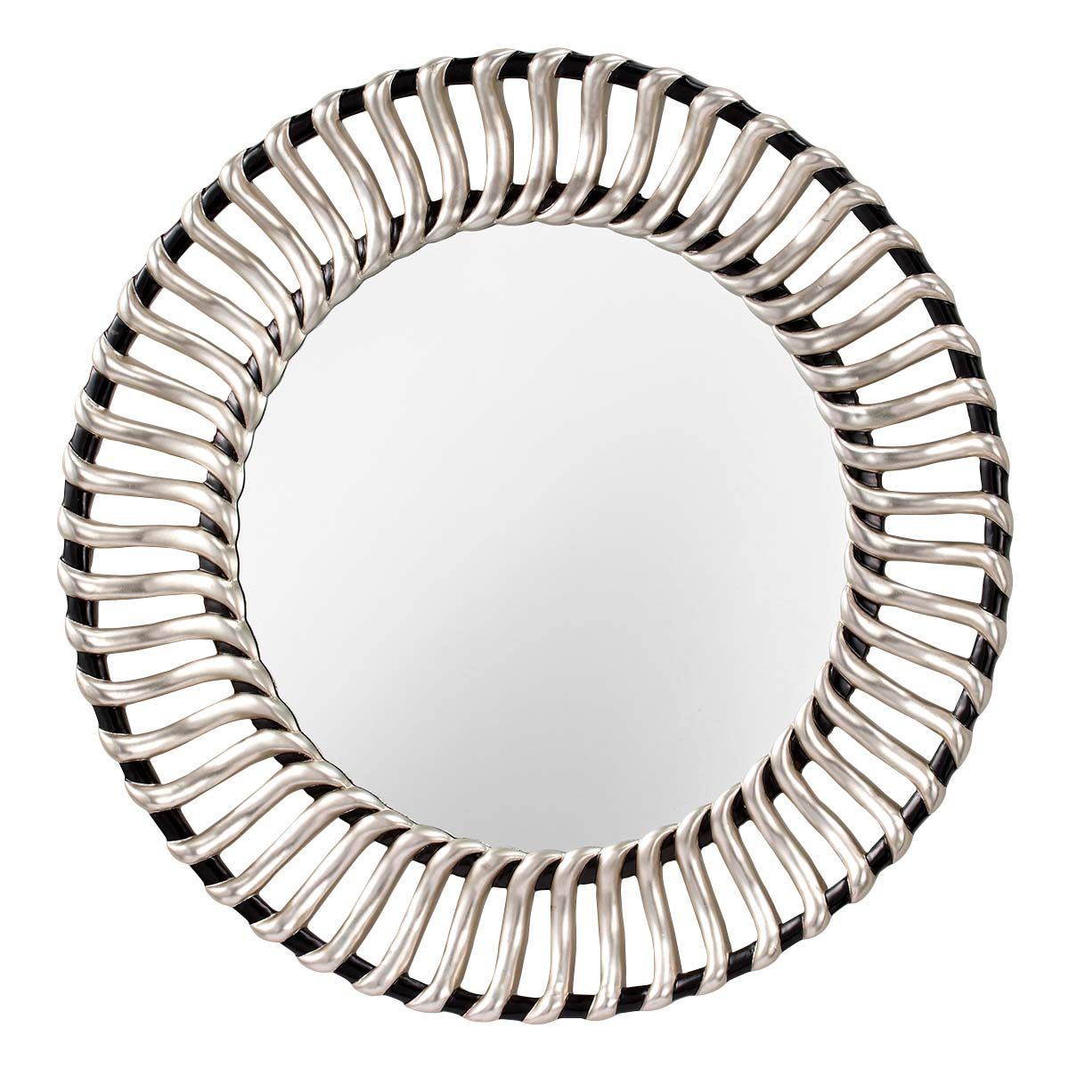 Cosmo Spiegel - Schwarz/Silber - Elsteadlighting - leuchtengrosshandel24
