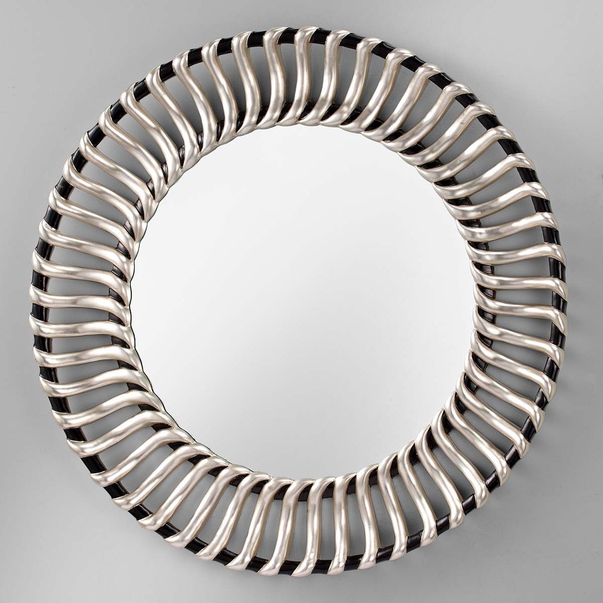 Cosmo Spiegel - Schwarz/Silber - Elsteadlighting - leuchtengrosshandel24