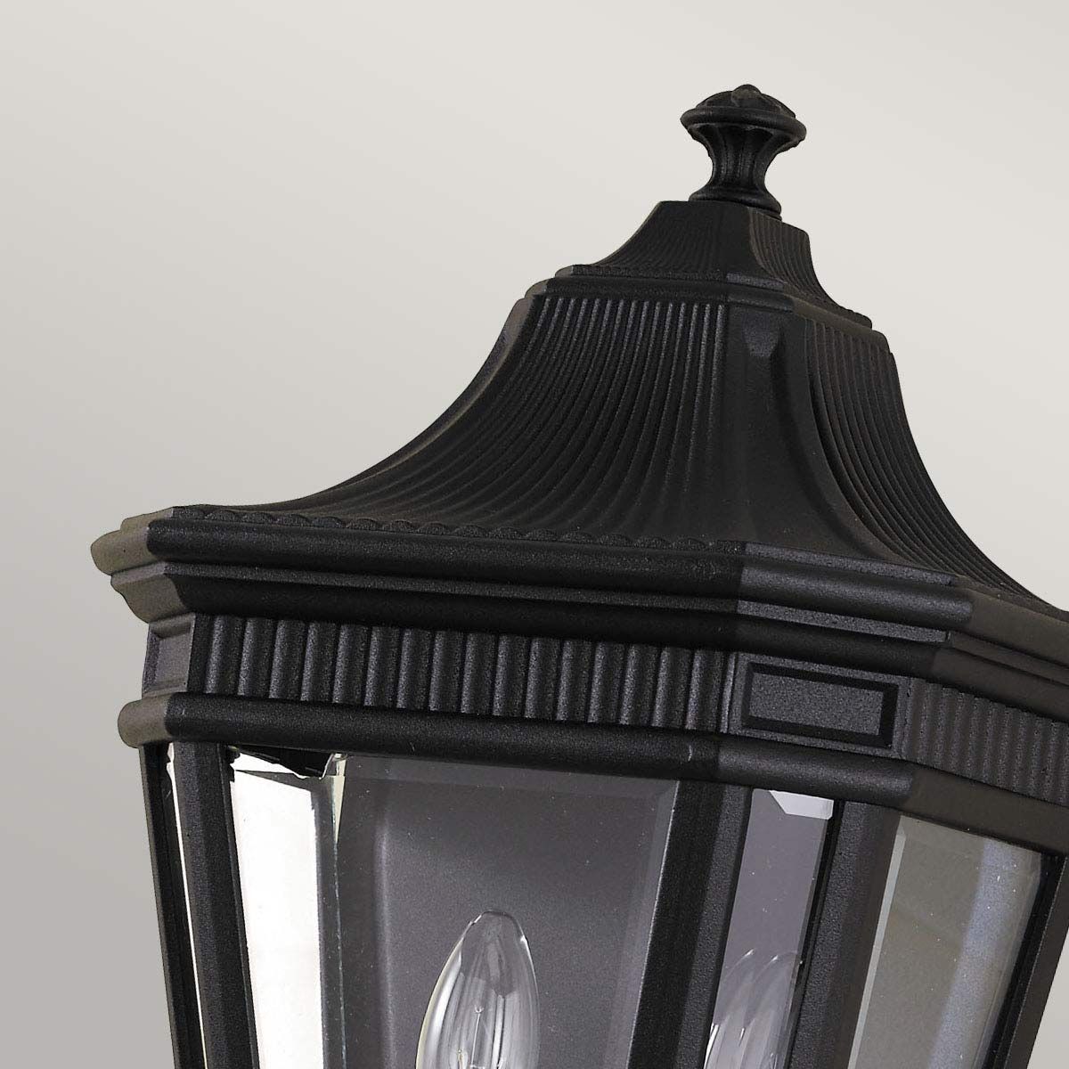 Cotswold Lane 2 - flammige Halbwandlaterne - Schwarz - Elsteadlighting - FE - COTSLN7 - BK