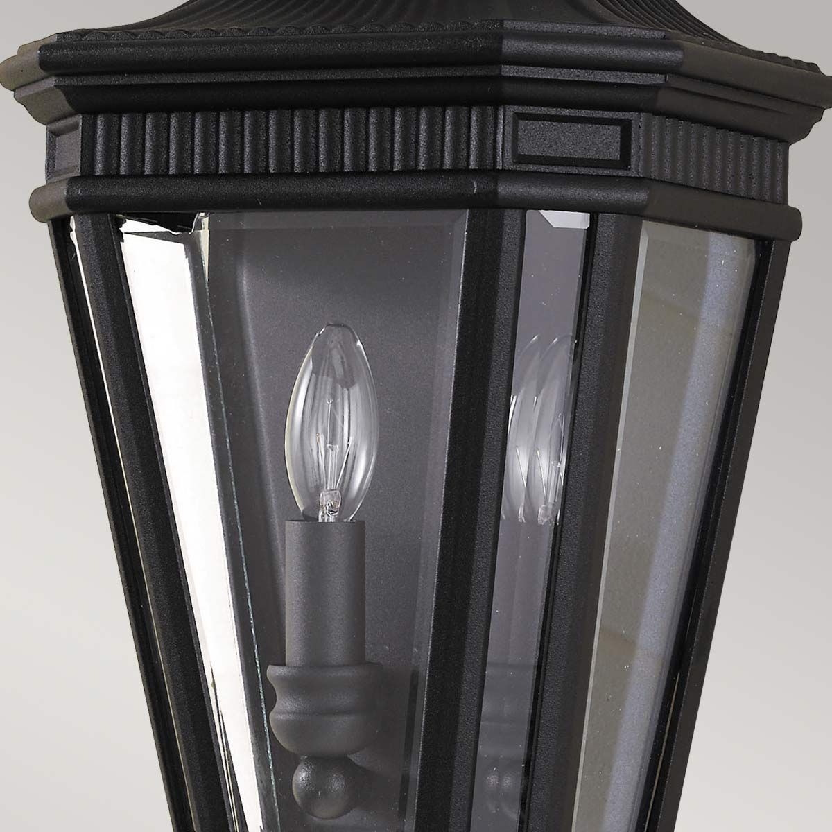 Cotswold Lane 2 - flammige Halbwandlaterne - Schwarz - Elsteadlighting - FE - COTSLN7 - BK