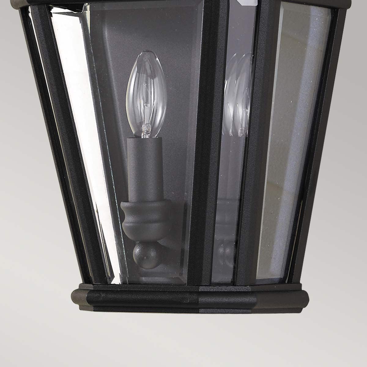 Cotswold Lane 2 - flammige Halbwandlaterne - Schwarz - Elsteadlighting - FE - COTSLN7 - BK
