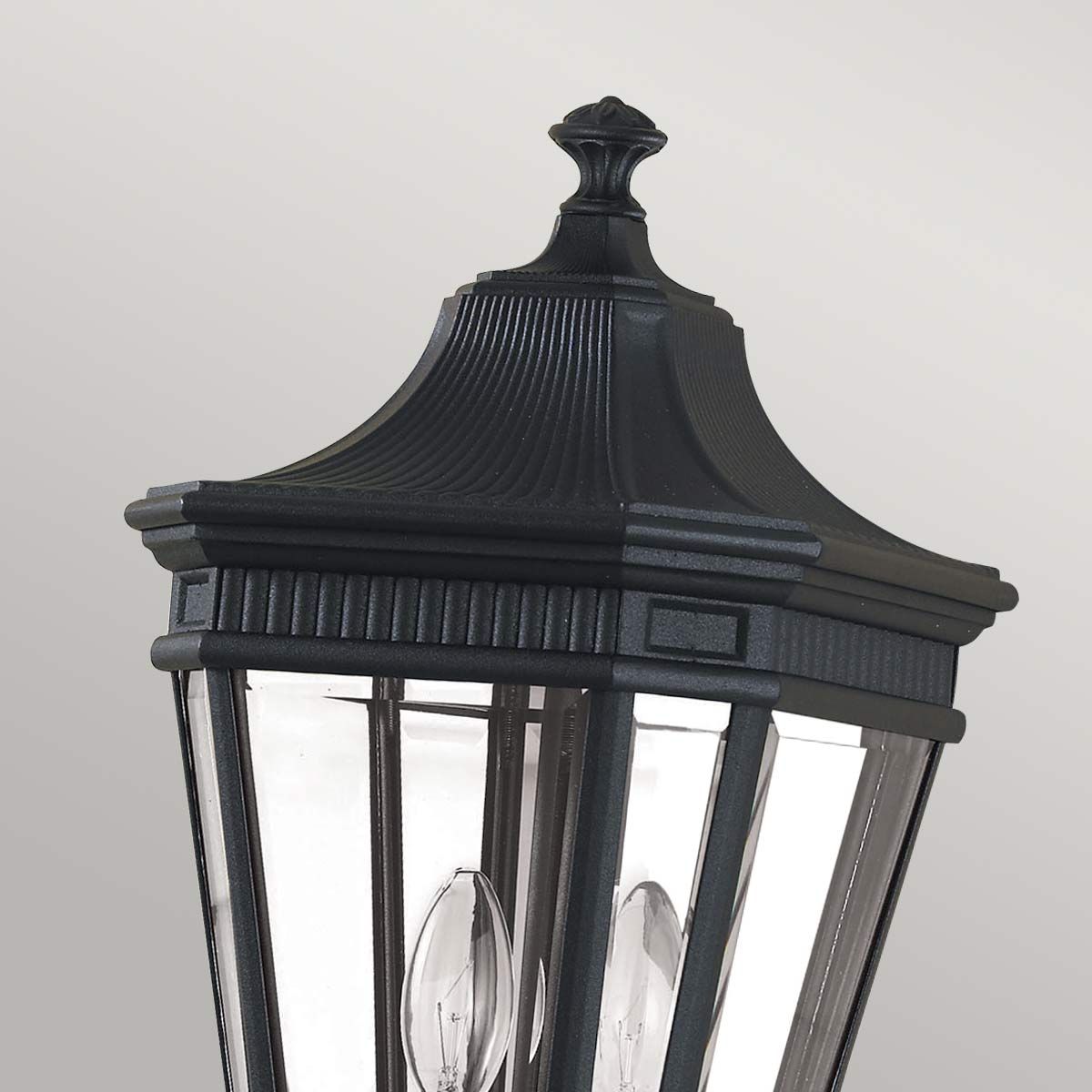 Cotswold Lane 2 - flammige mittelgroße Säule - Schwarz - Elsteadlighting - FE - COTSLN4 - M - BK