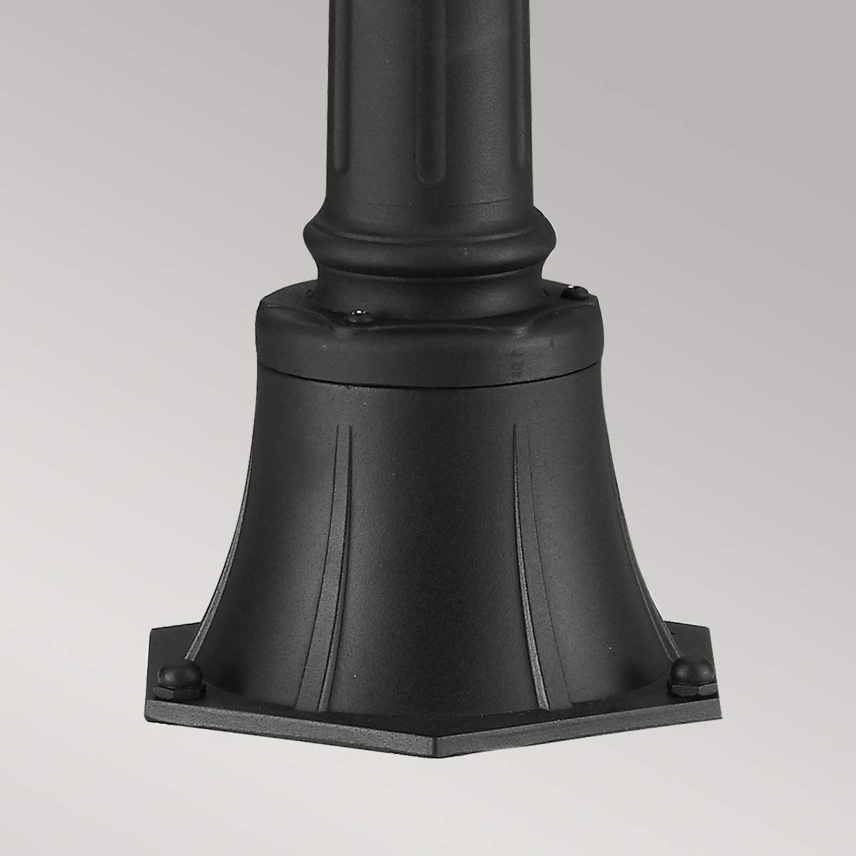 Cotswold Lane 2 - flammige mittelgroße Säule - Schwarz - Elsteadlighting - FE - COTSLN4 - M - BK