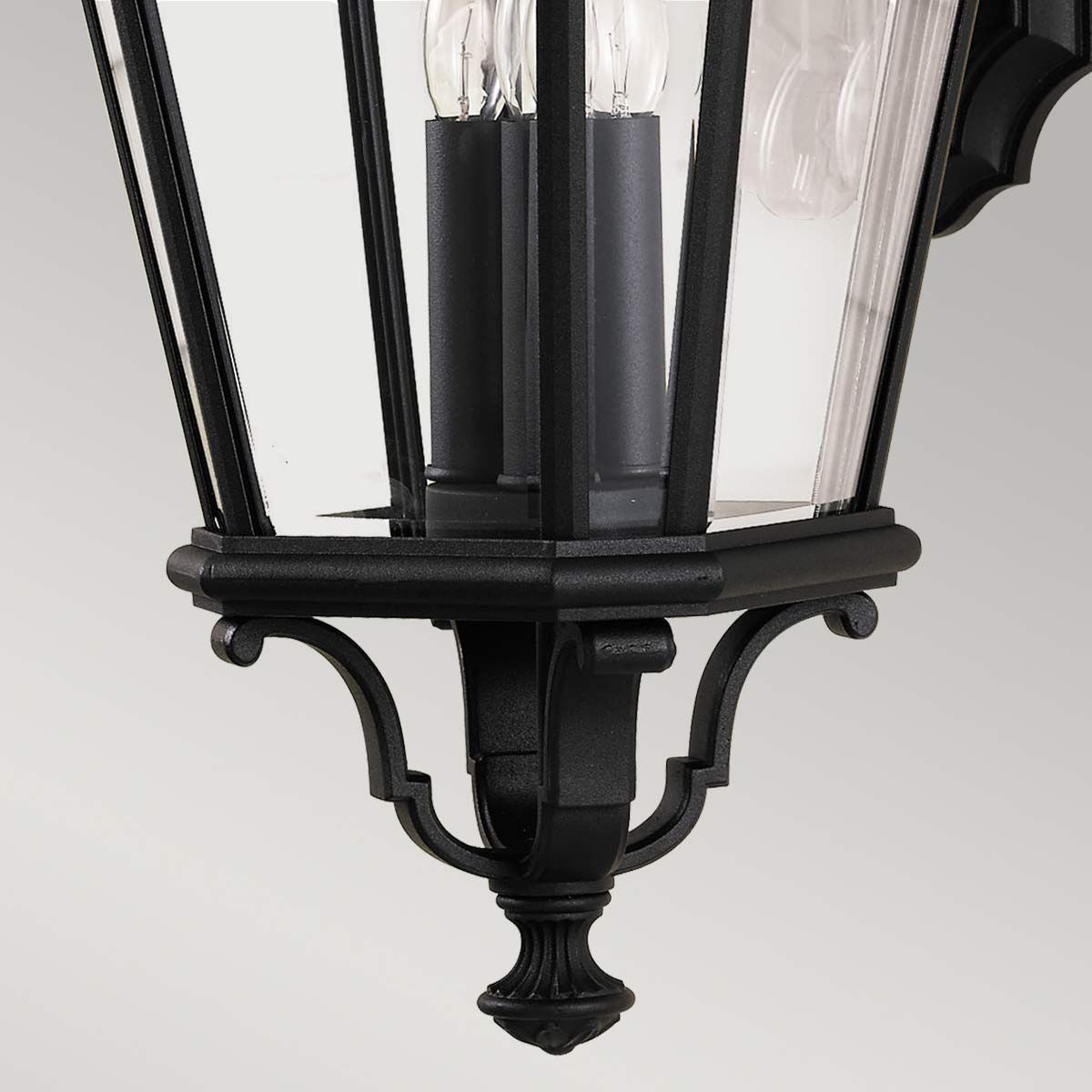 Cotswold Lane Wandlaterne mit 3 Lichtern, groß, Schwarz - Elsteadlighting - FE - COTSLN2 - L - BK