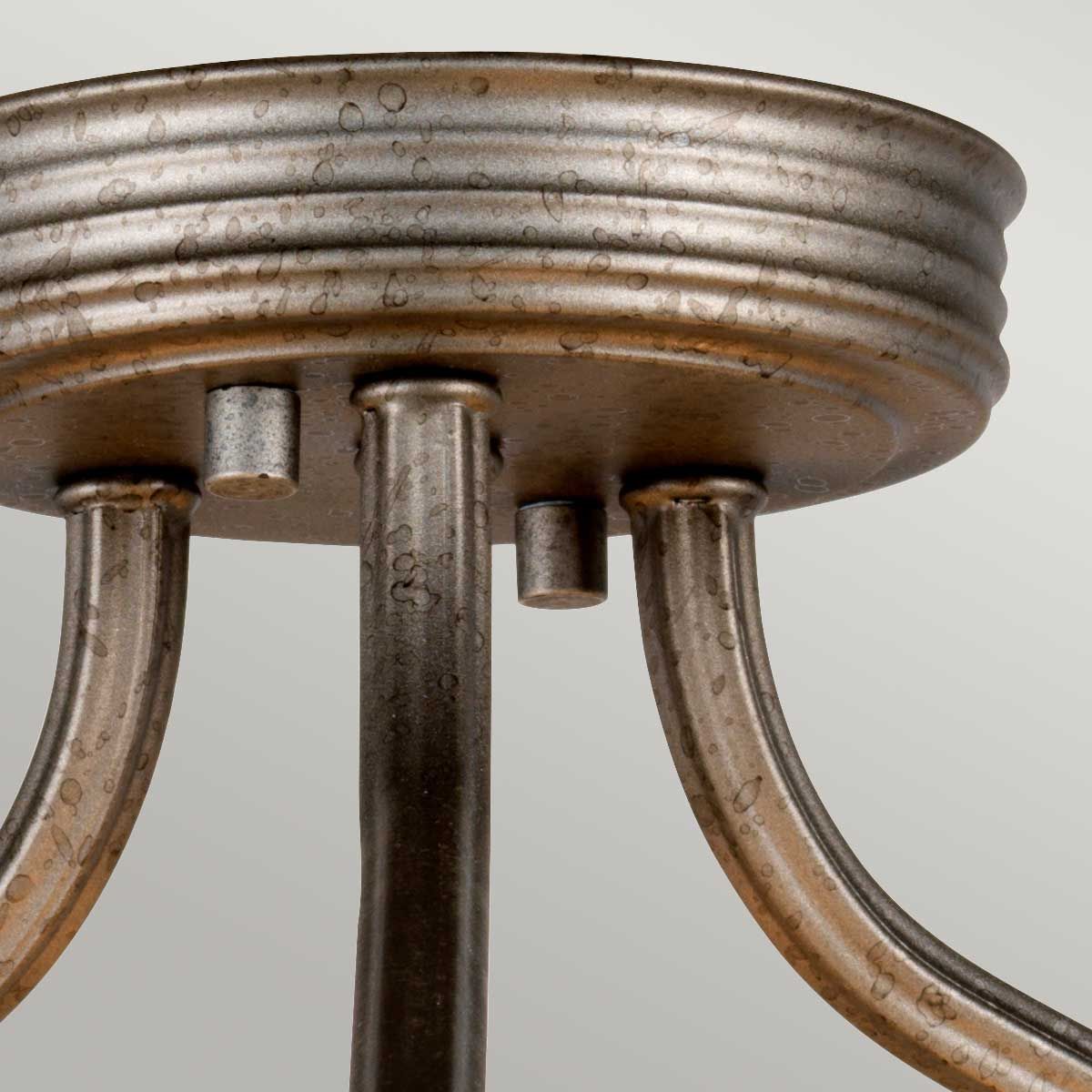 Crown 3-flammige Pendelleuchte/Halbdeckenleuchte - Iron Gate - Elsteadlighting - leuchtengrosshandel24