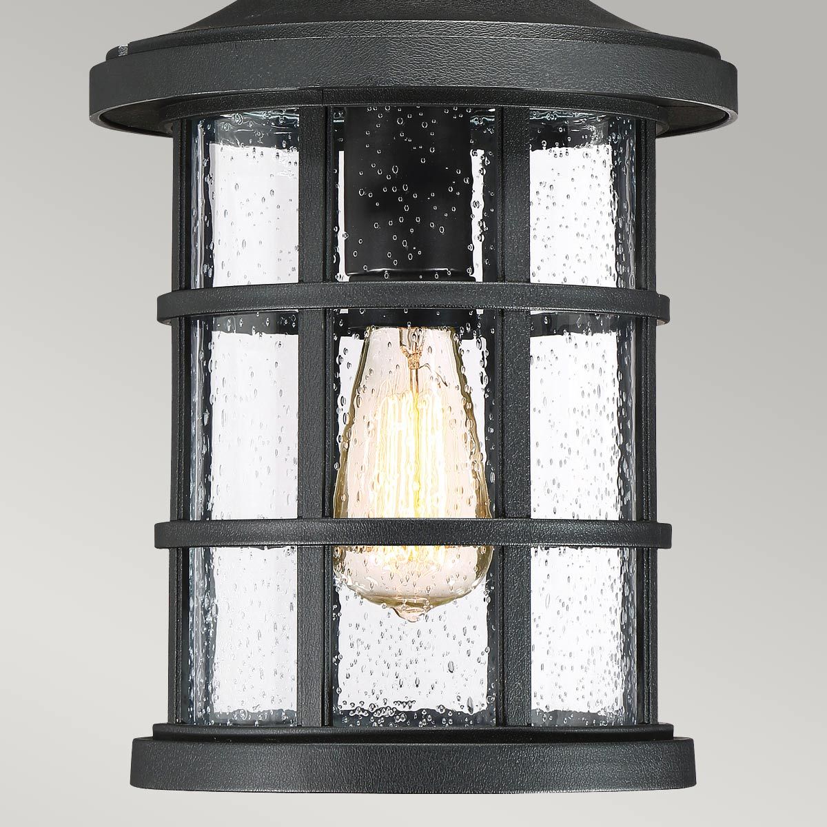 Crusade 1 Lichterkettenlaterne - Erdschwarz - Elsteadlighting - QZ - CRUSADE8 - BLK
