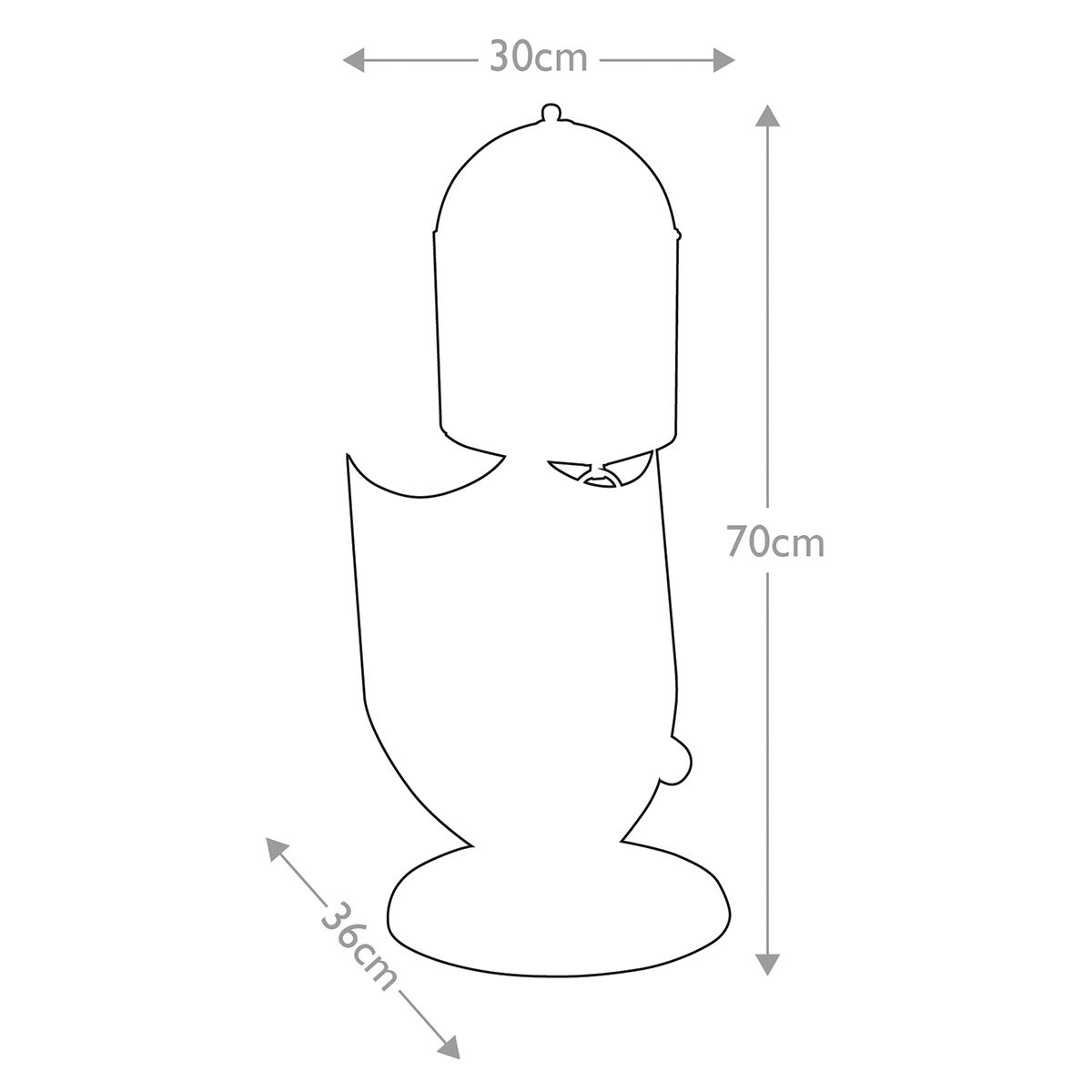 Crusader 1-flammige Tischlampe - Brünierte Bronze - Elsteadlighting - leuchtengrosshandel24