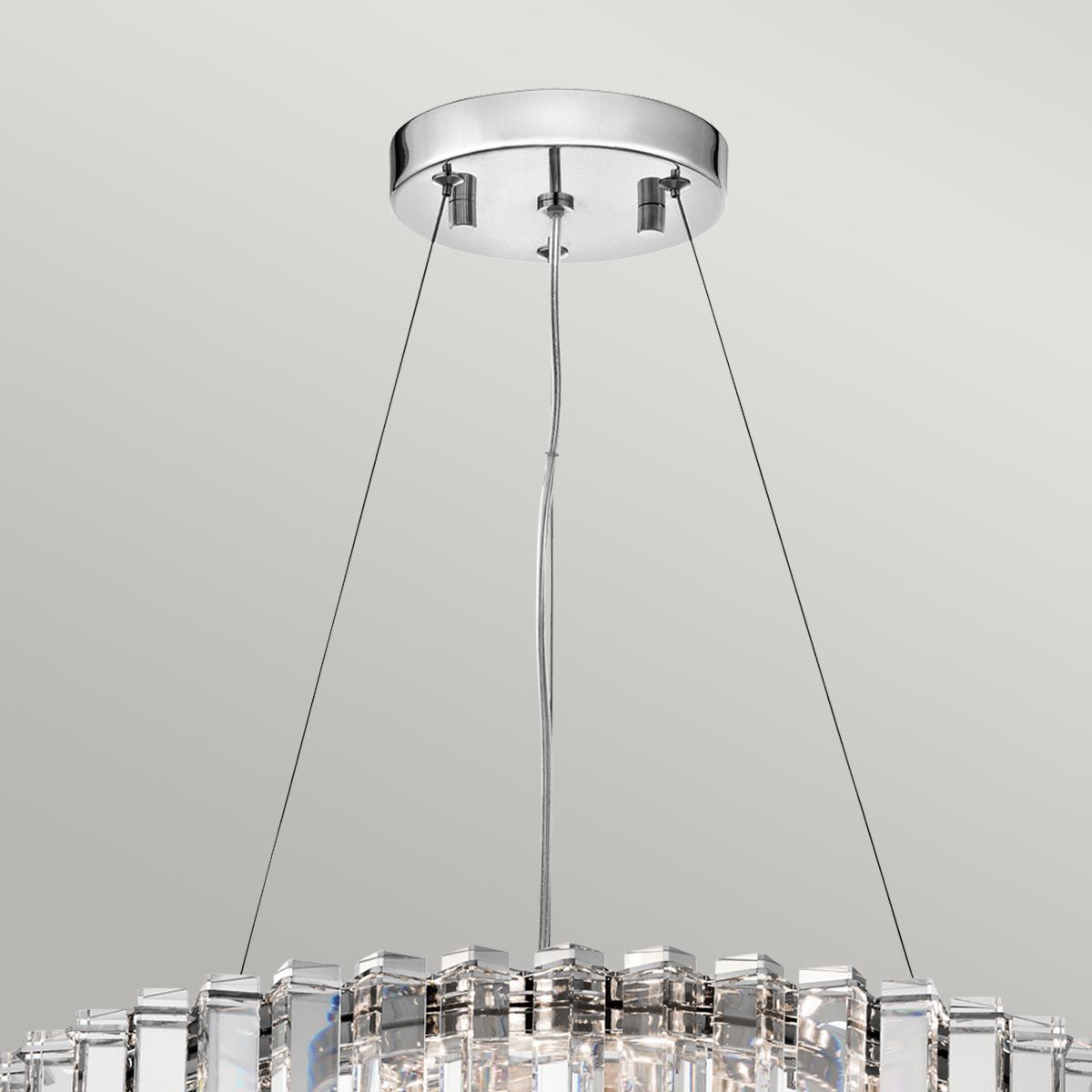 Crystal Skye Kronleuchter mit 8 Lichtern, Chrom - Elsteadlighting - leuchtengrosshandel24