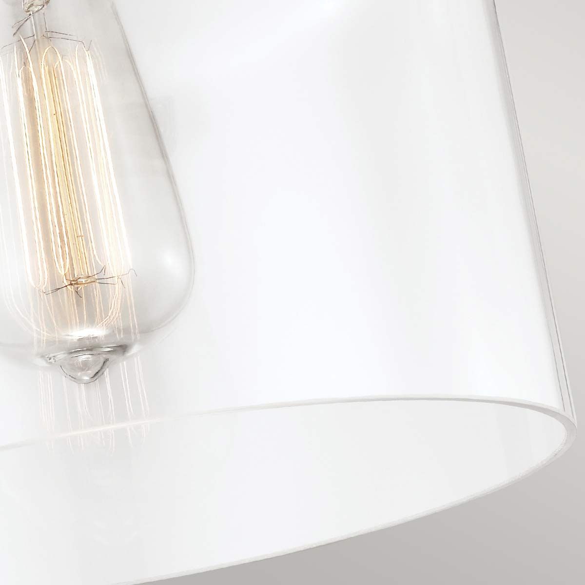 Deckenleuchte „Hounslow“ mit 1 Licht, poliertes Nickel - Elsteadlighting - leuchtengrosshandel24