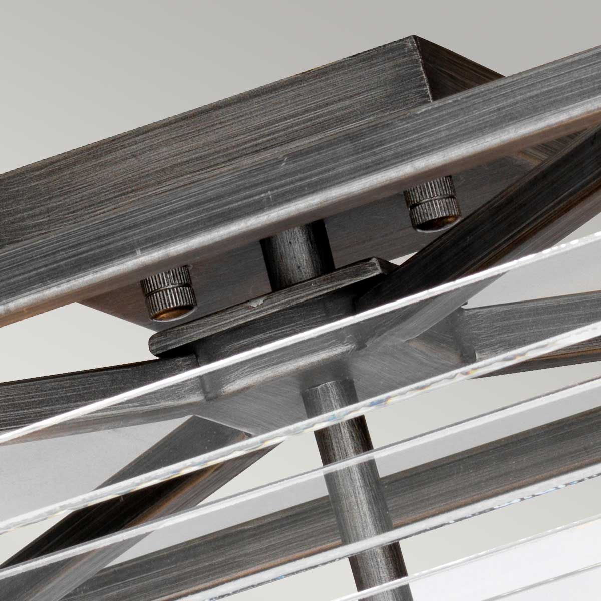 Deckenleuchte Louvre 4-flammig, Rotguss lackiert - Elsteadlighting - leuchtengrosshandel24