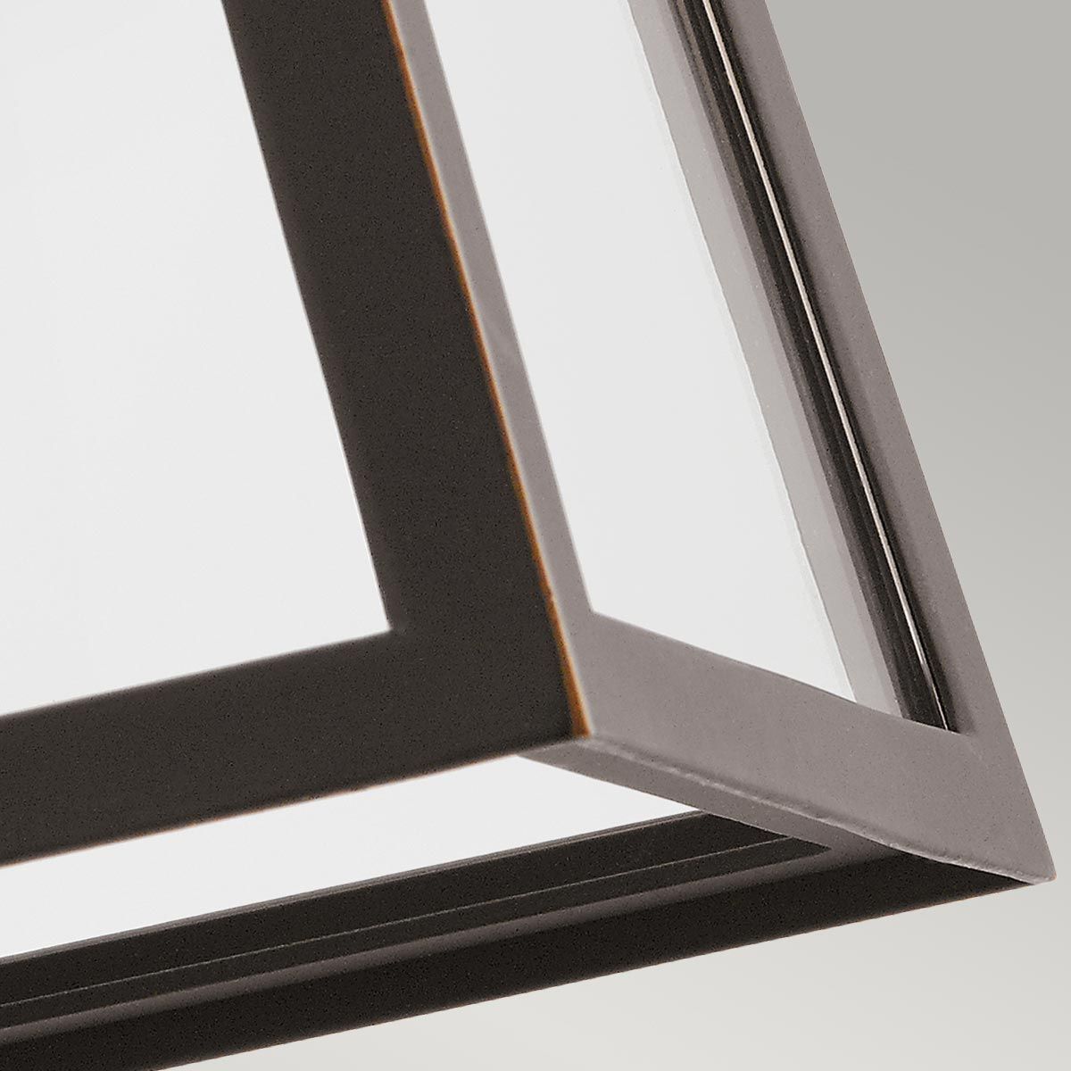 Delison 1 - flammige Wandlaterne - Klein - Geriebene Bronze - Elsteadlighting - KL - DELISON - S - RZ