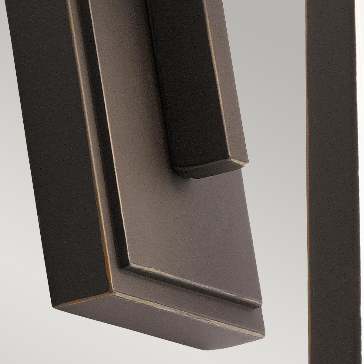 Delison 1 - flammige Wandlaterne - Klein - Geriebene Bronze - Elsteadlighting - KL - DELISON - S - RZ