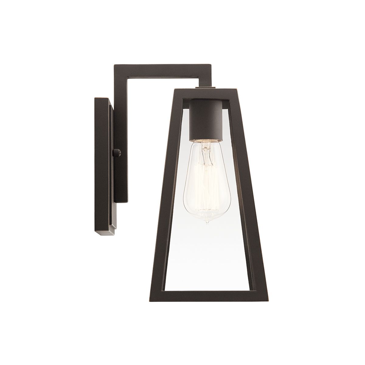Delison 1 - flammige Wandlaterne - Klein - Geriebene Bronze - Elsteadlighting - KL - DELISON - S - RZ