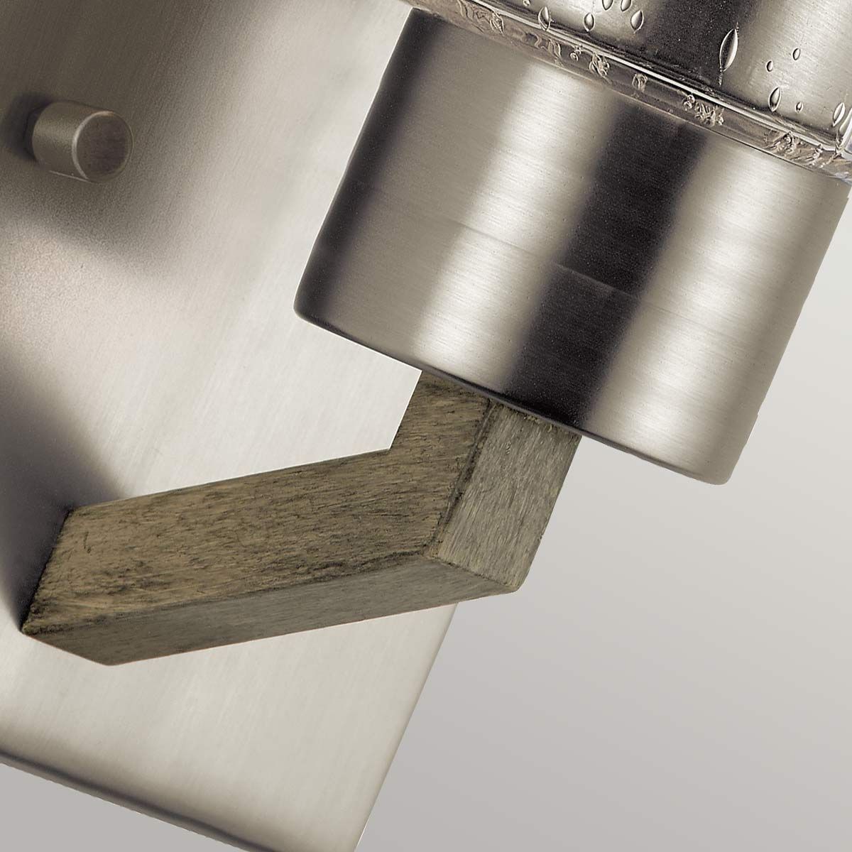 Deryn 1-flammige Wandleuchte - Antikgrau im Used-Look - Elsteadlighting - leuchtengrosshandel24