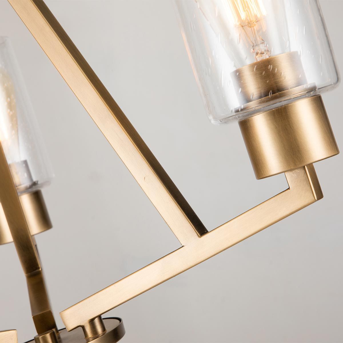 Deryn Kronleuchter mit 3 Lichtern, Naturmessing - Elsteadlighting - leuchtengrosshandel24