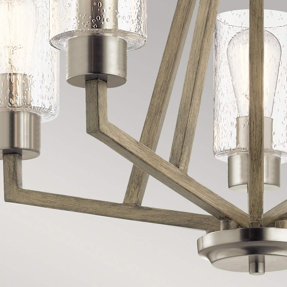 Deryn Kronleuchter mit 5 Lichtern, Antikgrau im Used-Look - Elsteadlighting - leuchtengrosshandel24