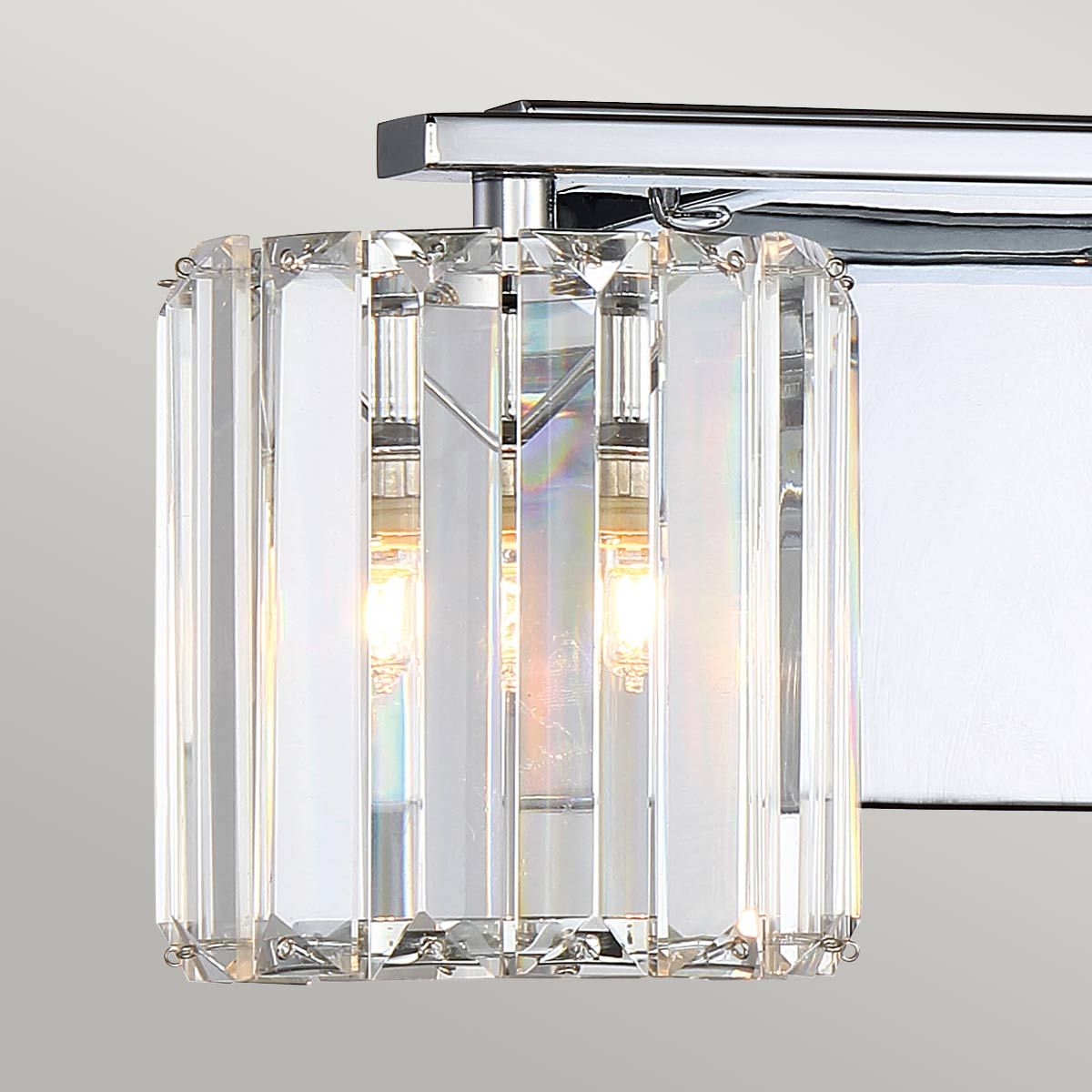 Divine 2-flammige Wandleuchte - Chrom poliert - Elsteadlighting - leuchtengrosshandel24