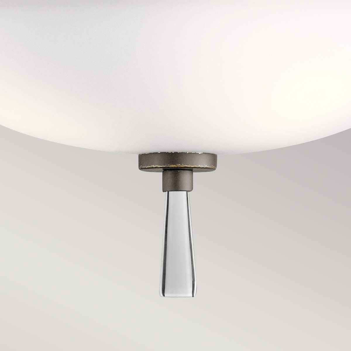 Dreyfus 3-flammige Halbdeckenleuchte - Olde Bronze - Elsteadlighting - leuchtengrosshandel24