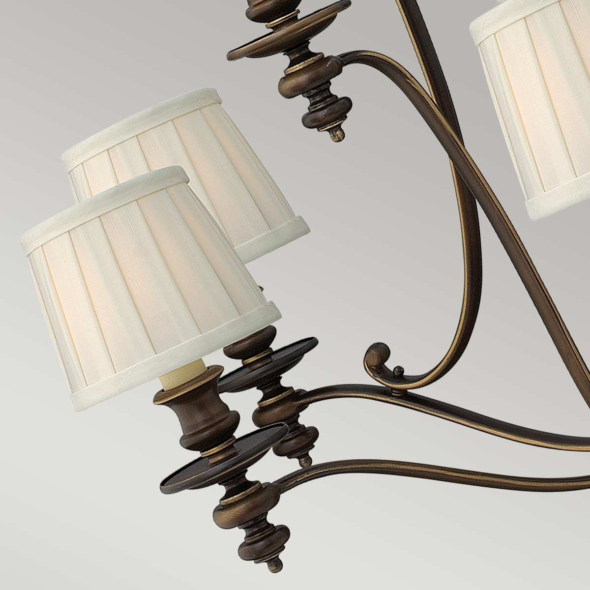 Dunhill Kronleuchter mit 9 Lichtern - Royal Bronze - Elsteadlighting - leuchtengrosshandel24