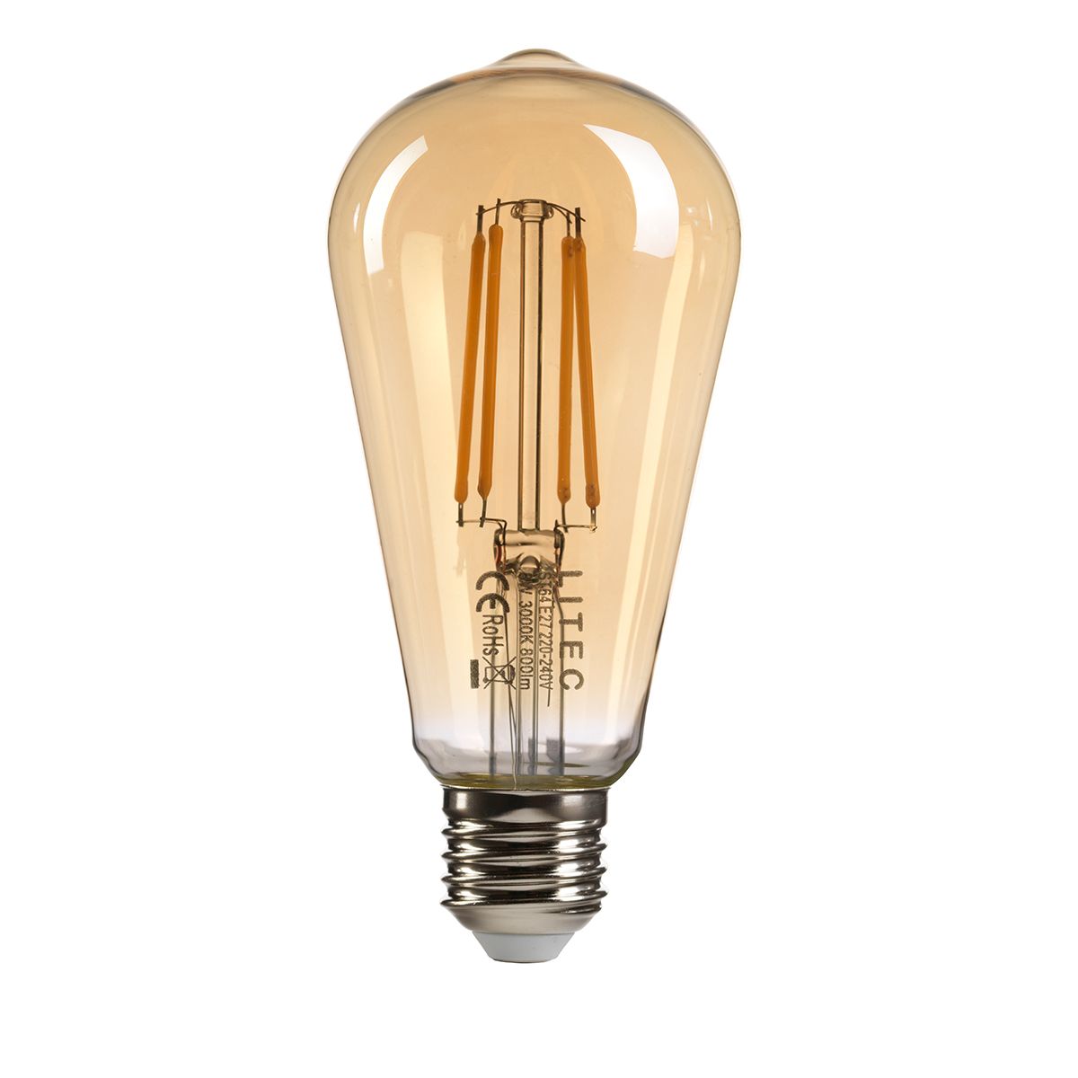 Edison LED E27 Lampe - Bernsteinglas - Elsteadlighting - leuchtengrosshandel24
