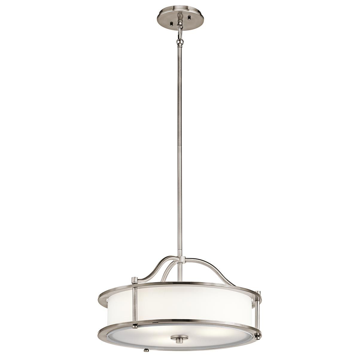 Emory 3-flammige Pendelleuchte/Halbeinbauleuchte - Klassisches Zinn - Elsteadlighting - leuchtengrosshandel24