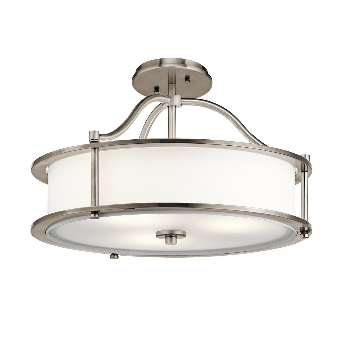 Emory 3-flammige Pendelleuchte/Halbeinbauleuchte - Klassisches Zinn - Elsteadlighting - leuchtengrosshandel24